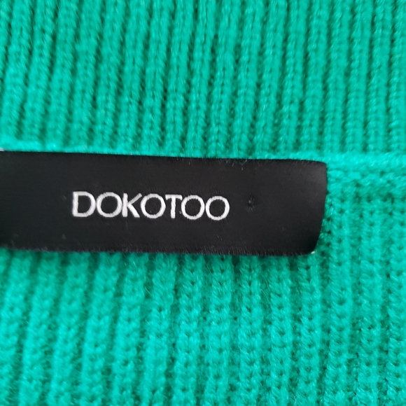 Green Sleeveless Sweater Womens Size Medium New With Tags Collard - Picture 6 of 8